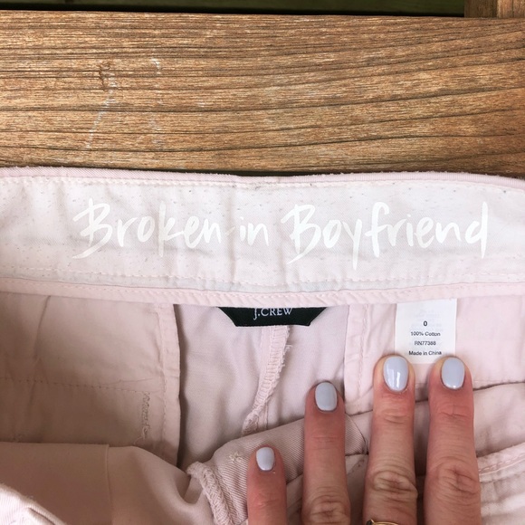 J.Crew vintage “Broken-in Boyfriend” ombré pink shorts - Picture 6 of 10